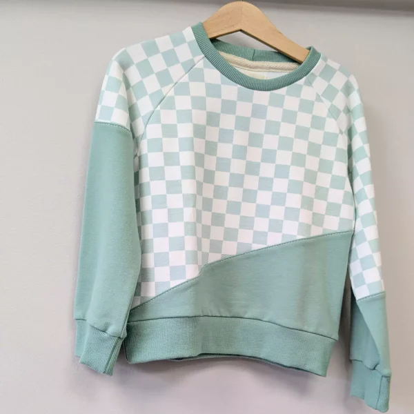 Sweat enfant damier
